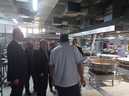 Rektör Yardımcımız Prof Dr.Emrullah EKEN hocamız Başkanlığımıza bağlı faaliyet gösteren Merkez Yemekhane ve Kutalmışoglu Süleyman Şah Tesisleri Yemekhanesinde incelemelerde bulundu.